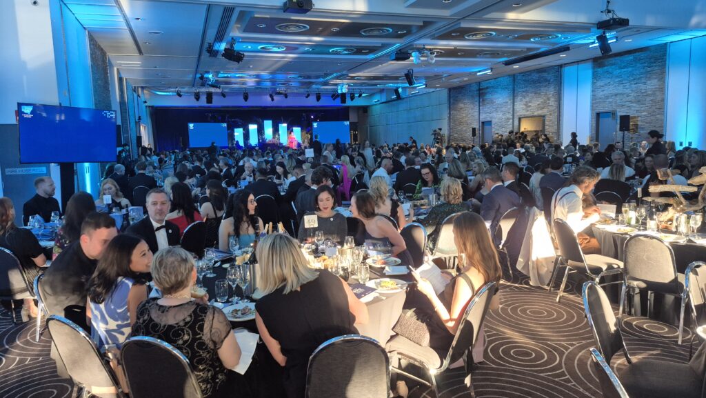 The team at The Hotel School enjoying the NSW Tourism Awards Gala night